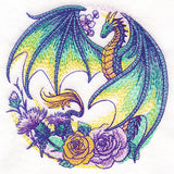 Flight of Flowers Dragon Wreath