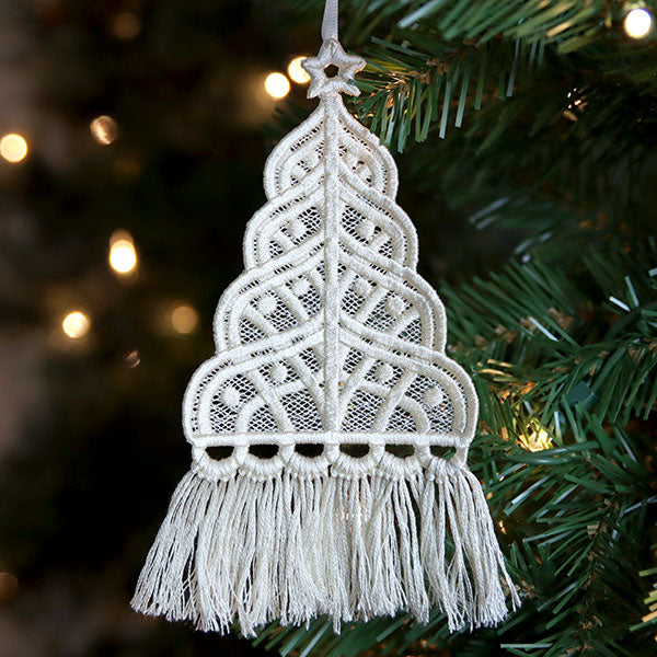Elegance & Fringe Christmas Tree (Lace)