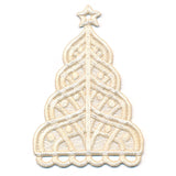 Elegance & Fringe Christmas Tree (Lace)