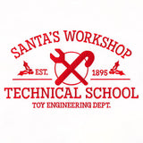 Santa’s Workshop Technical School Sign