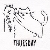 Furniture Scratching Cat on Thursday