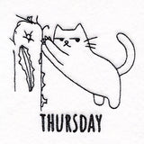 Furniture Scratching Cat on Thursday