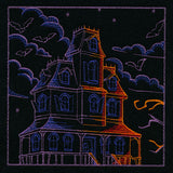 Haunted Halloween Scene Square 1