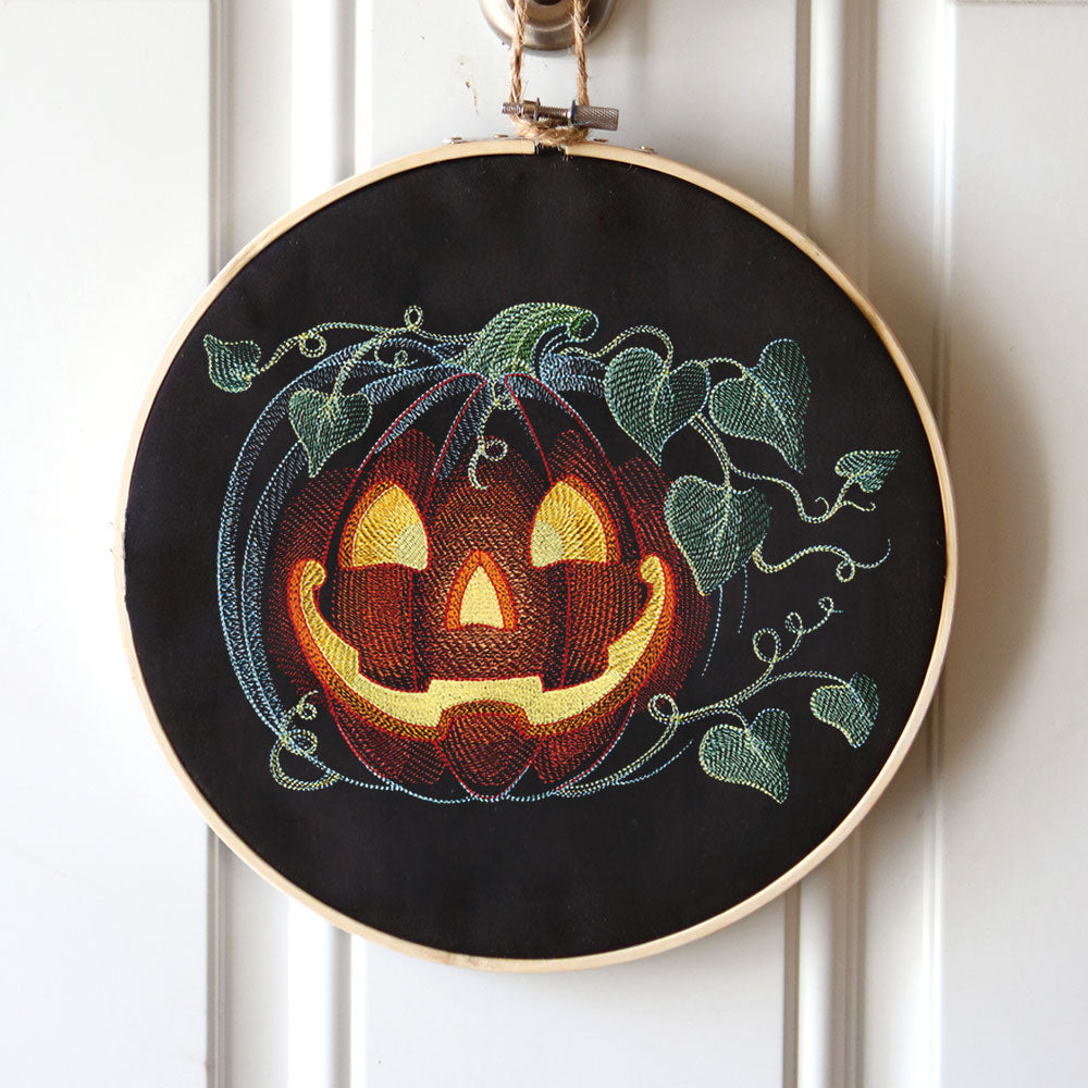 Grinning and Glowing Jack o' Lantern