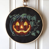 Grinning and Glowing Jack o' Lantern