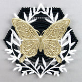 Butterfly & Fern Ornament (Lace)