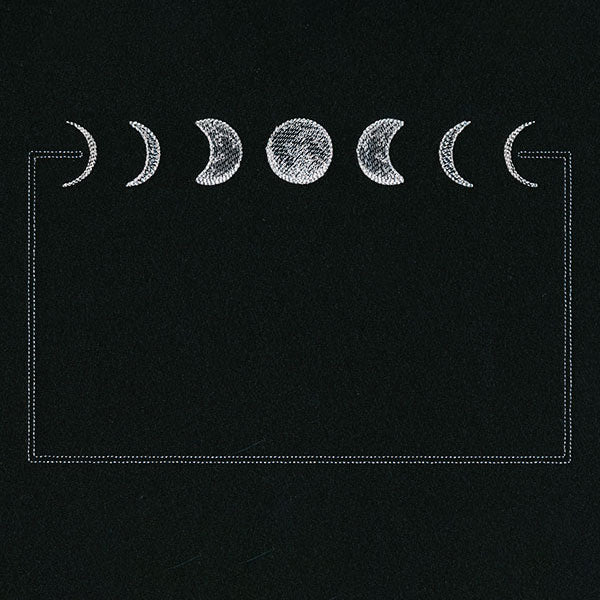 Moon Phases Quilt Label