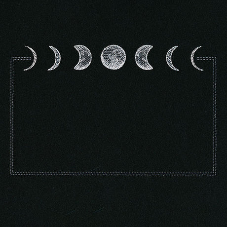 Moon Phases Quilt Label