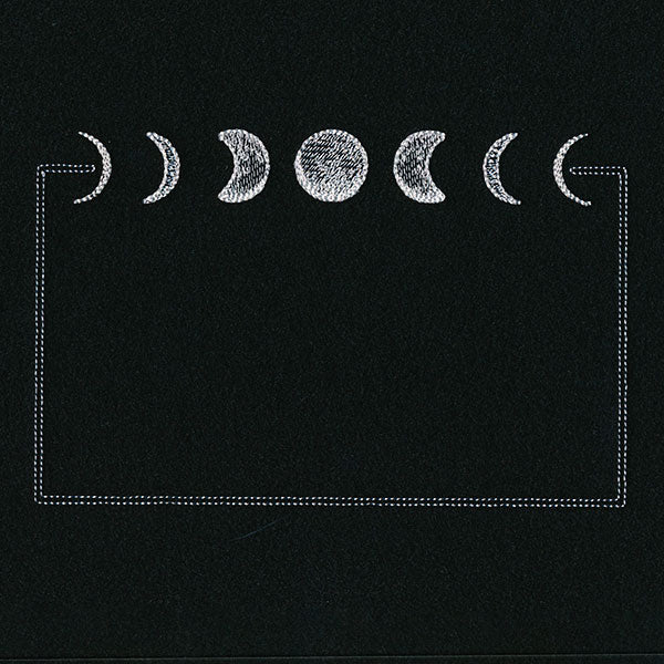 Moon Phases Quilt Label