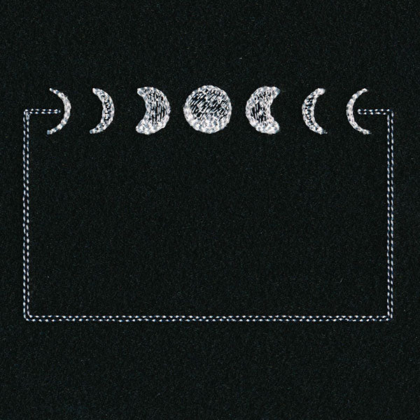 Moon Phases Quilt Label