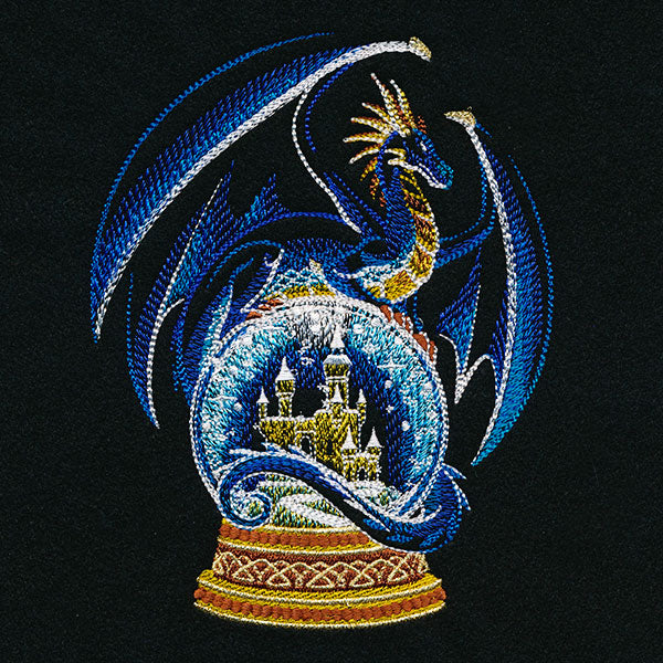 Snow Globe Magic Dragon