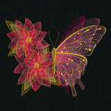 Sheer Illusions Poinsettia Butterfly