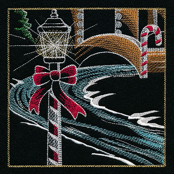 Dragons & Gingerbread Christmas Panel 5