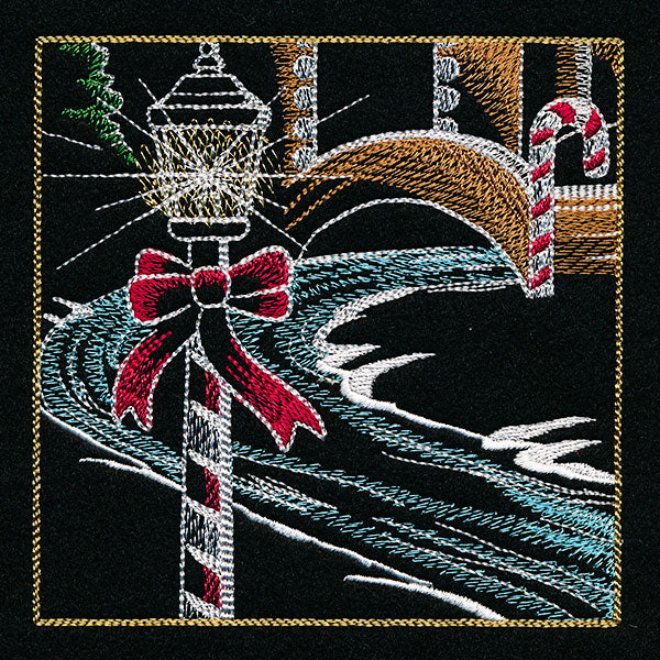 Dragons & Gingerbread Christmas Panel 5