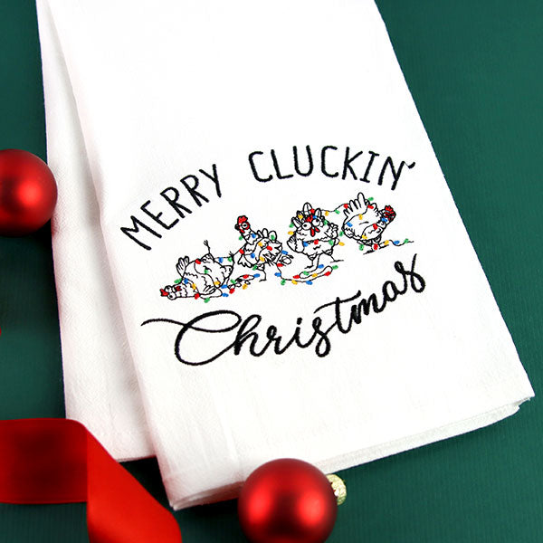 Merry Cluckin’ Christmas Chickens