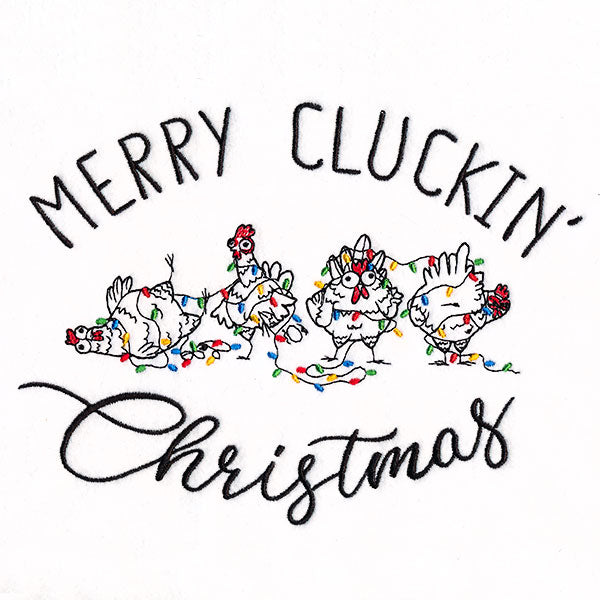 Merry Cluckin’ Christmas Chickens