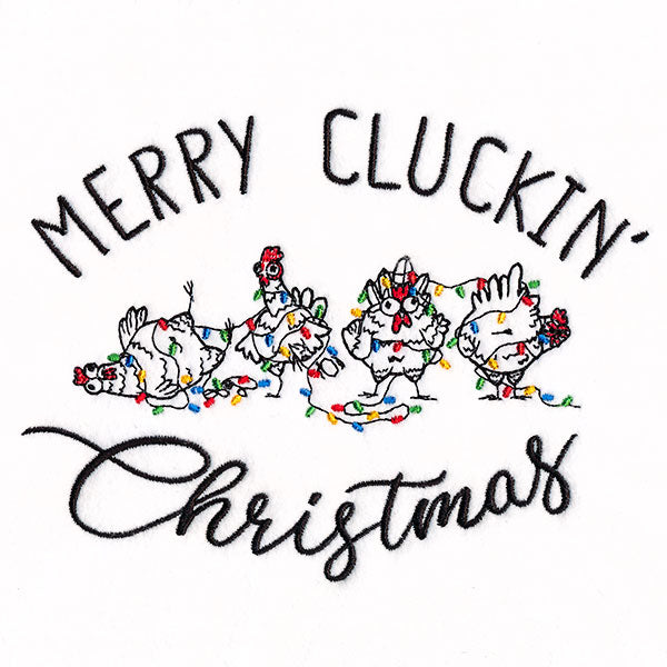 Merry Cluckin’ Christmas Chickens