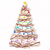 Twigs & Ornaments Christmas Tree