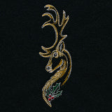 Art Nouveau Christmas Reindeer