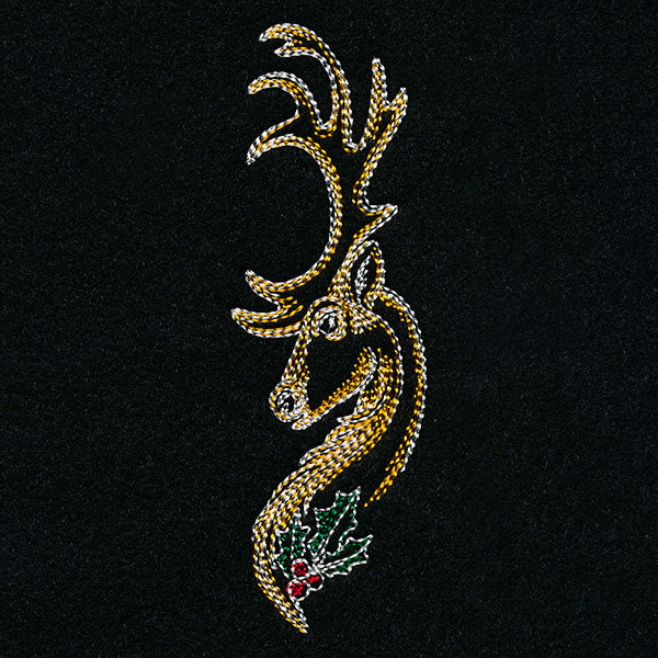 Art Nouveau Christmas Reindeer
