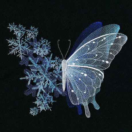 Sheer Illusions Winter Butterfly