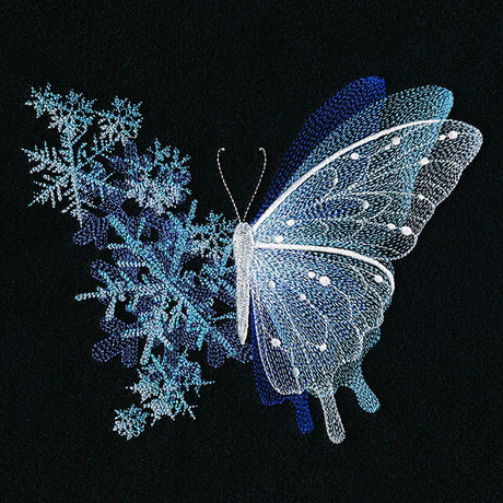 Sheer Illusions Winter Butterfly