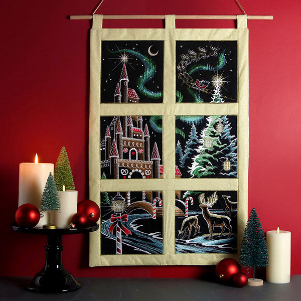 Reindeer & Gingerbread Christmas Panel 1