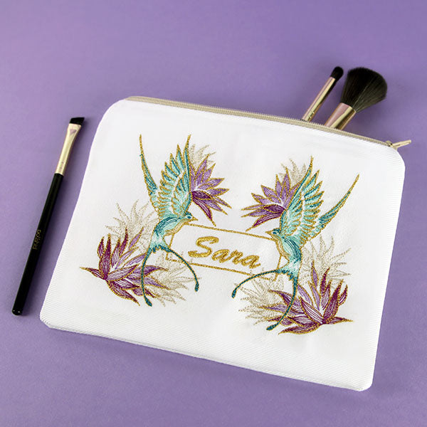 Elegant Swallow Quilt Label