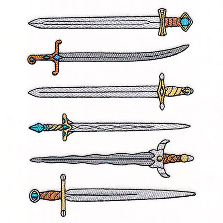 Mystic Sword Border