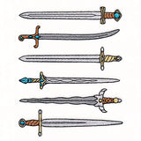 Mystic Sword Border