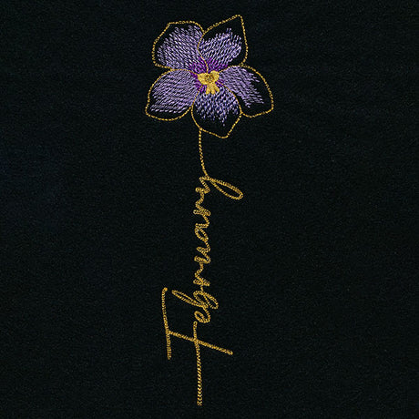 February Birth Flower - Violet