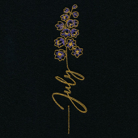 July Birth Flower - Larkspur