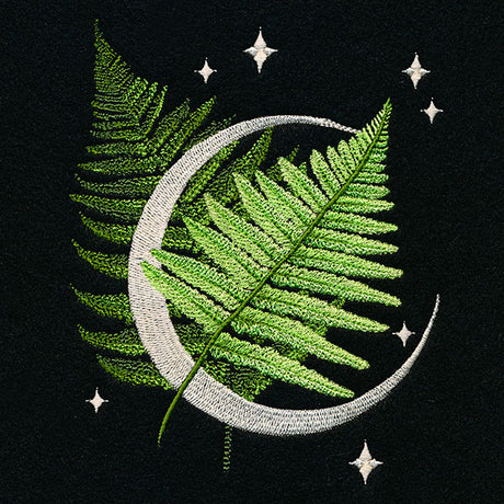 Crescent Moon & Ferns Feature