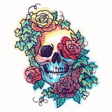 Roses & Rainbows Skull