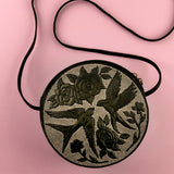 Intricate Swallows and Blooms (Embossed)