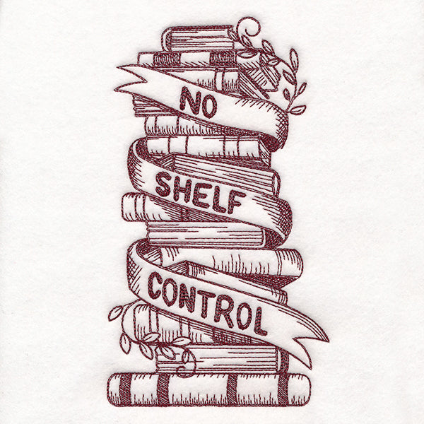 No Self Control Book Stack