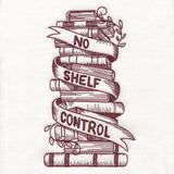 No Self Control Book Stack