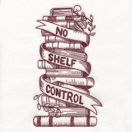 No Self Control Book Stack