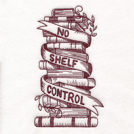 No Self Control Book Stack