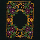 Stained Glass Celestial and Blooms Panel