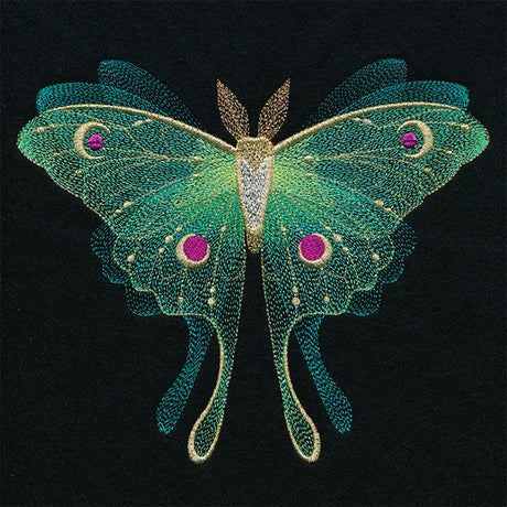 Sheer Illusions Luna Moth in Flight