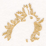 Blooming in Roses Bunny (Embossed)