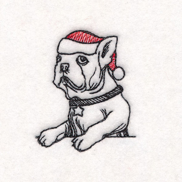 Happy Howlidays Border - French Bulldog
