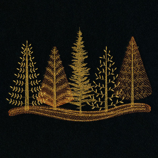 Shimmer and Glimmer Tree Border