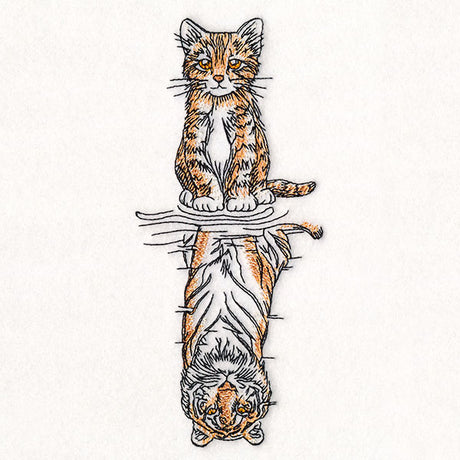 Aspirational Tabby to Tiger Reflection