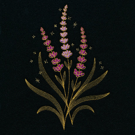 Gilded Lavender Feature