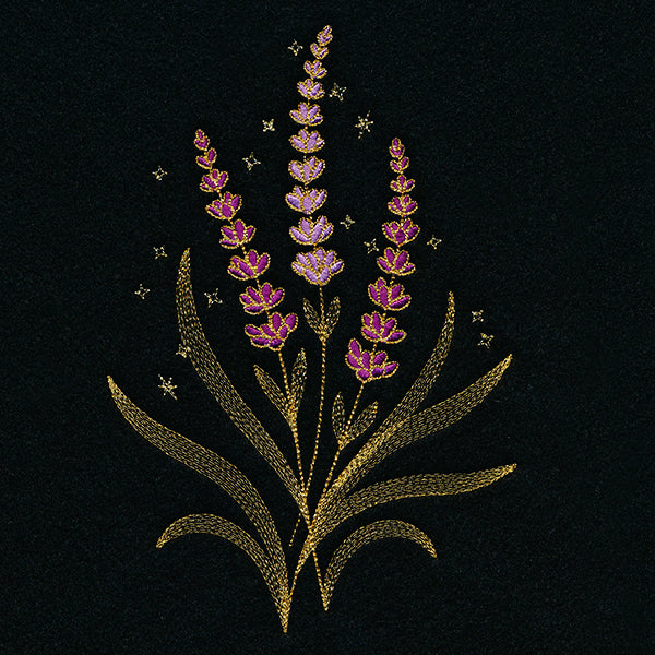 Gilded Lavender Feature