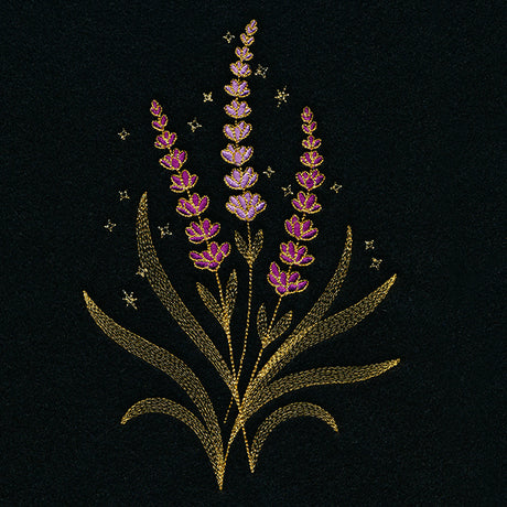 Gilded Lavender Feature