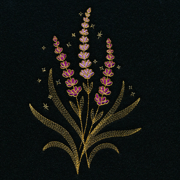 Gilded Lavender Feature