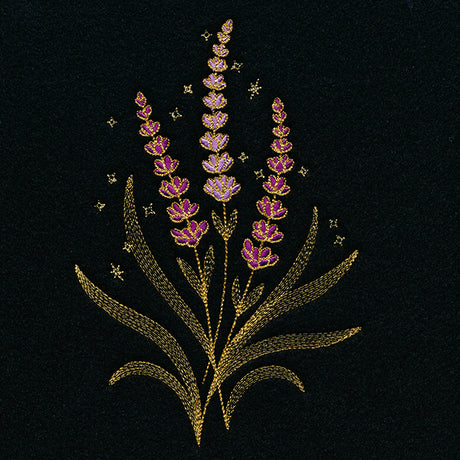 Gilded Lavender Feature